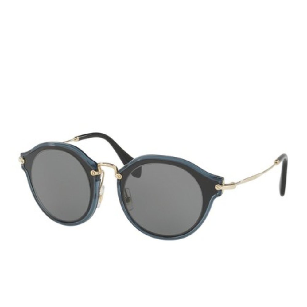 New Miu Miu Round 49mm Acetate Frame Sunglasses - image 4